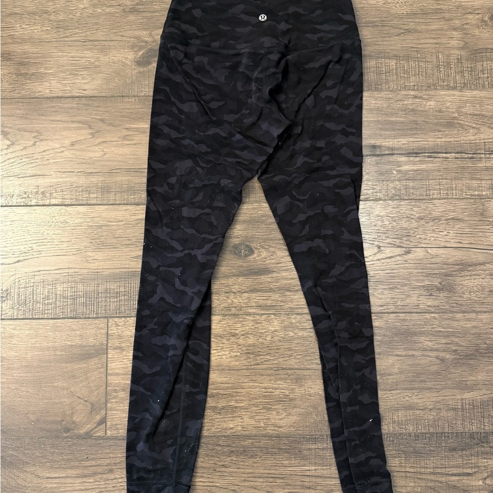 lululemon athletica Black Camo Leggings